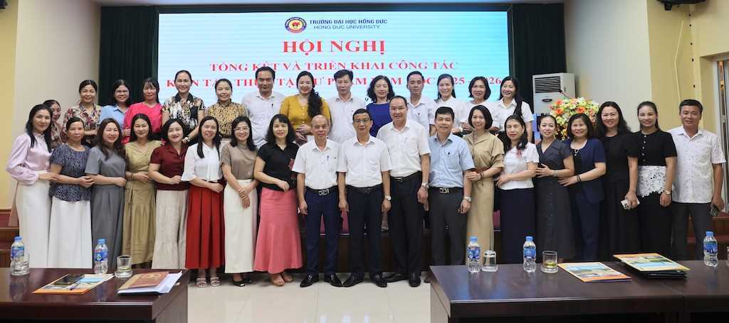 Hong Duc University Concludes Pedagogical Internship Program: Affirming Training Quality and Strengthening Practical Engagement